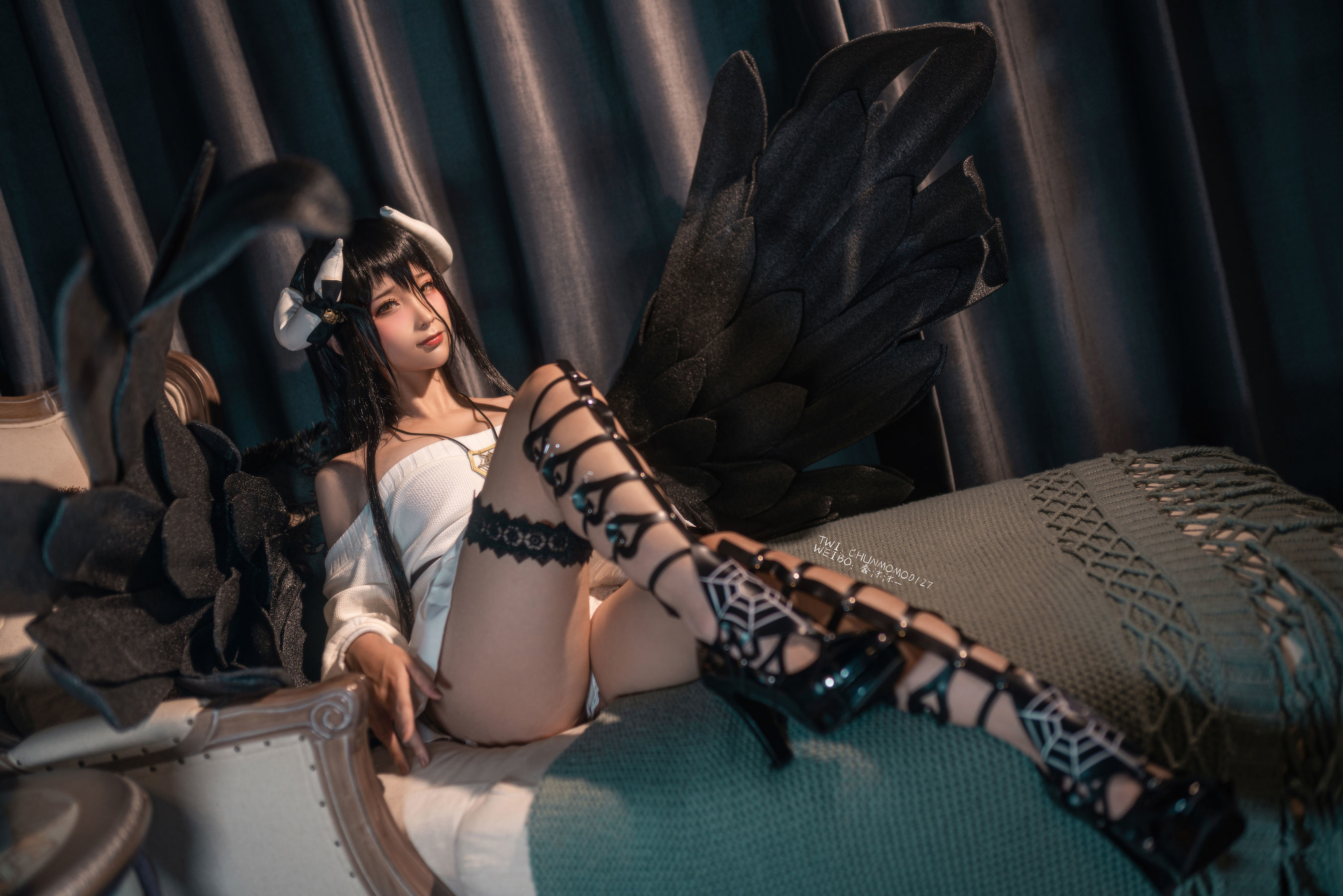 [网红COSER] 蠢沫沫 – 雅儿贝德毛衣 写真集-旭达资源网
