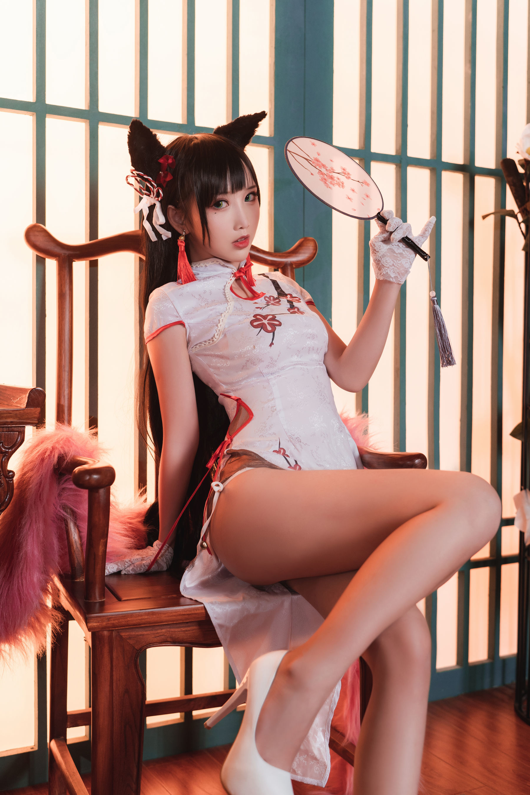 [网红COSER] Coser面饼仙儿 – 旗袍爱宕 写真集-旭达资源网